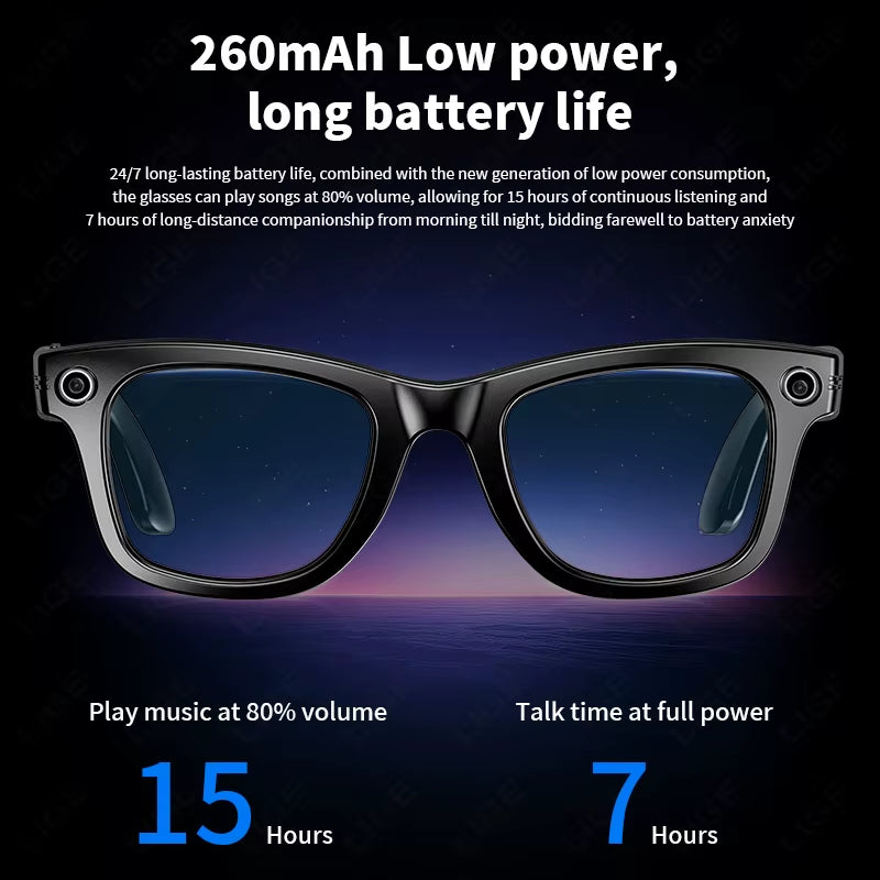 Smart Glasses 4K HD Camera