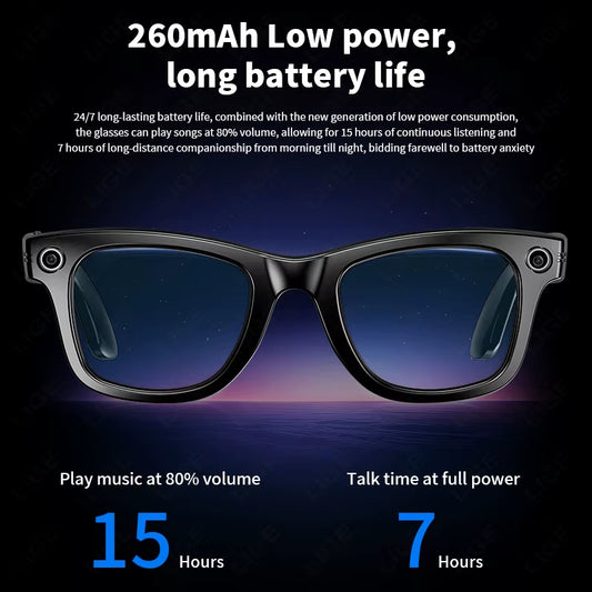 Smart Glasses 4K HD Camera