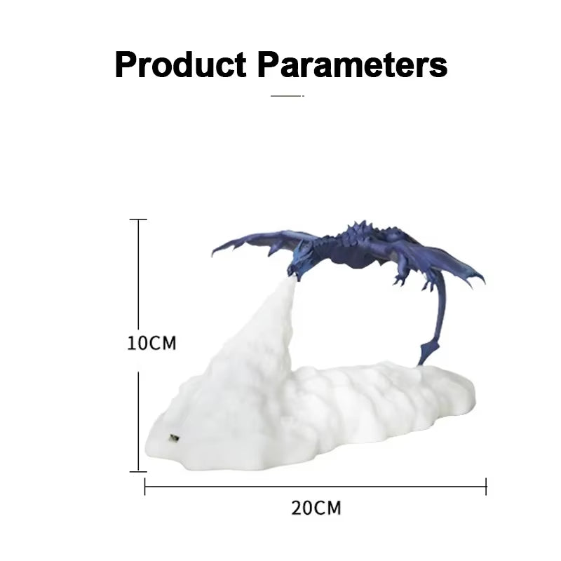 3D Printed Fire Dragon Lamp