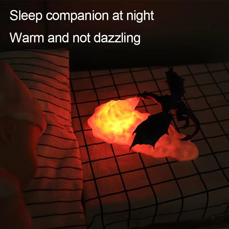 3D Printed Fire Dragon Lamp